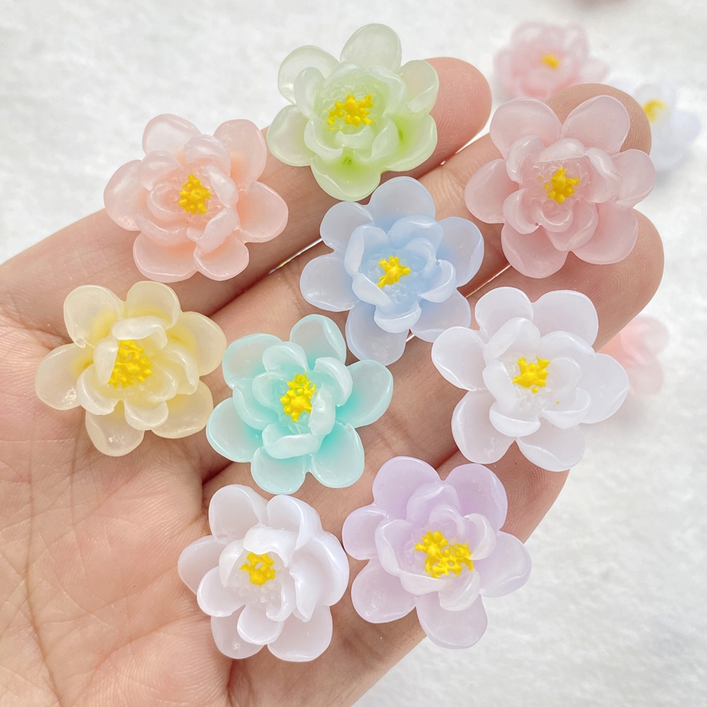 Flower Preservation Resin - 10Pcs New Cute Cartoon Flower Series