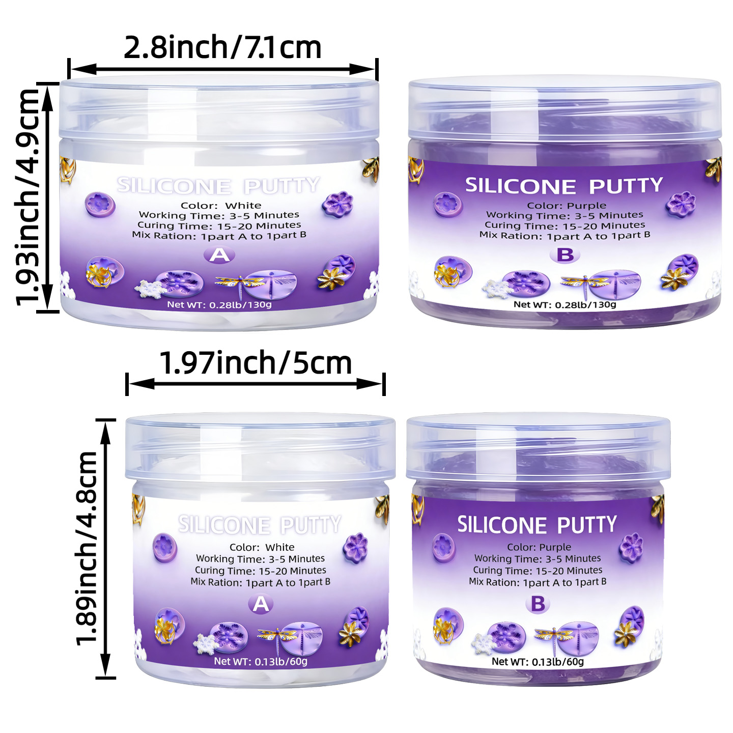 Resin Craft Projects - Silicone Putty - Flexible Silicone Mold