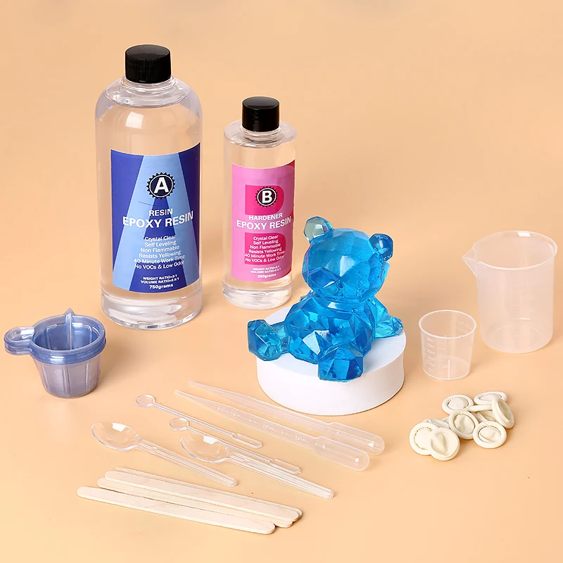 Resin Pigment Set - Epoxy Resin Kit Crystal Clear Easy