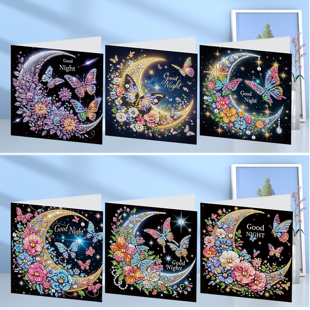 Resin Craft Ideas - Personalized Diamond Painting Greeting Card Set