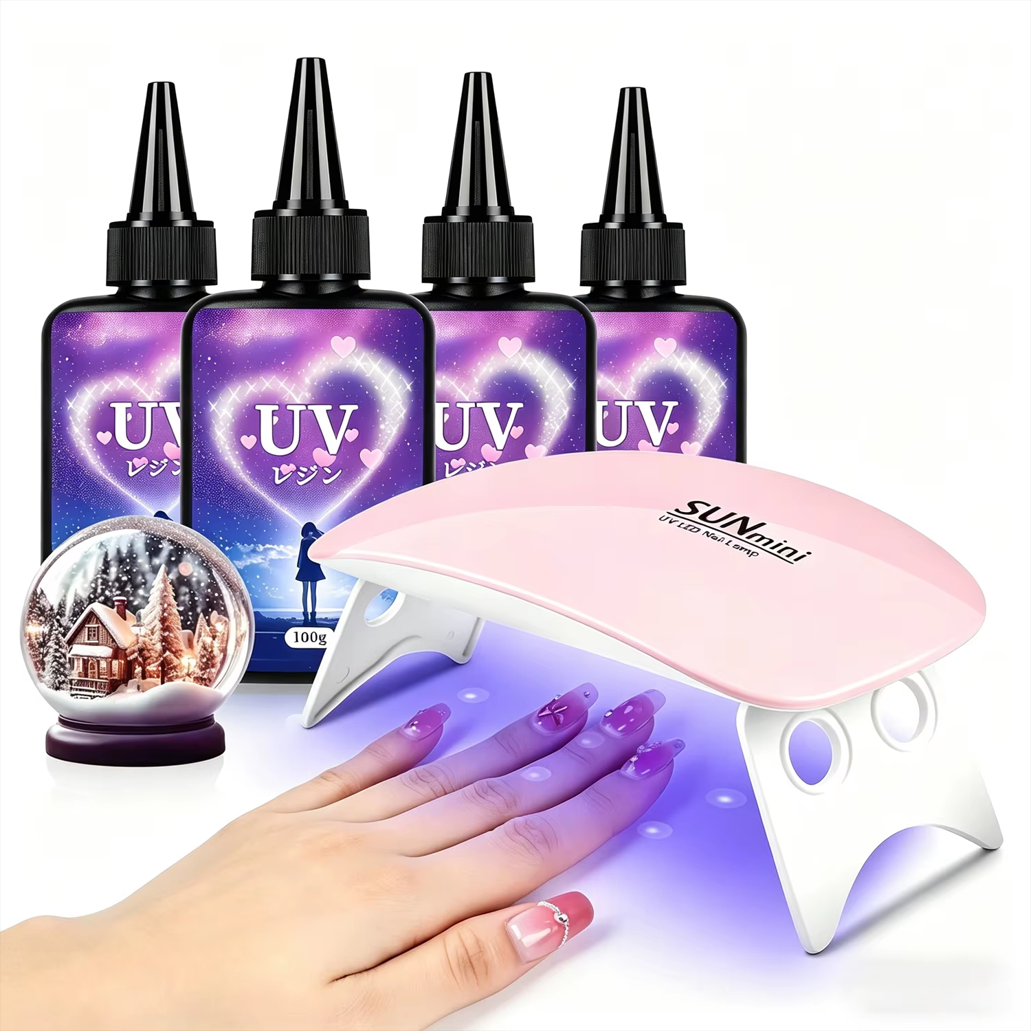 Epoxy Uv Resin Kit - UV Resin Crystal Clear Ultraviolet Thin