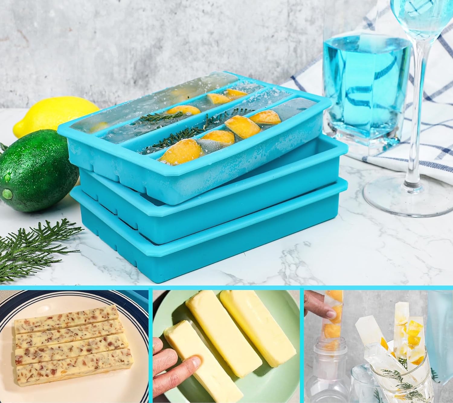 Long Ice Cube Sticks Mold for  - Silicone Mold Tray のレビューと価格