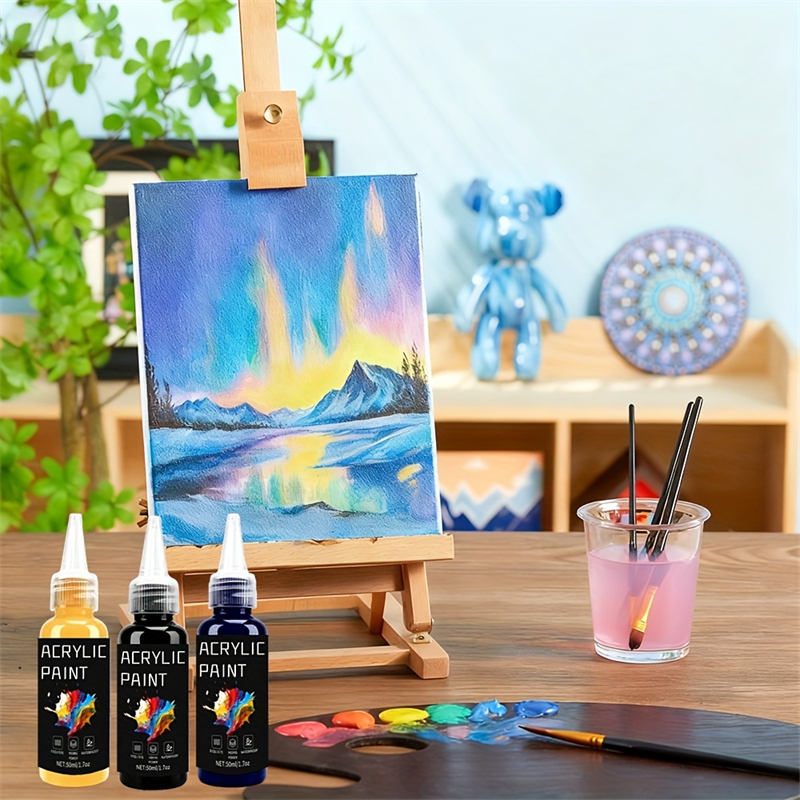 Acrylic Paint Set 6 Colors 50m - Resin Pigment Set のレビューと価格