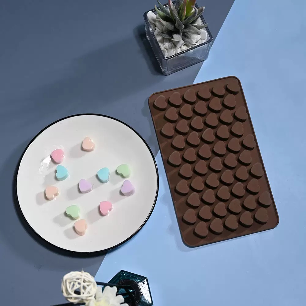 55Cavities Small Heart Silicon - Silicone Mold Tray のレビューと価格