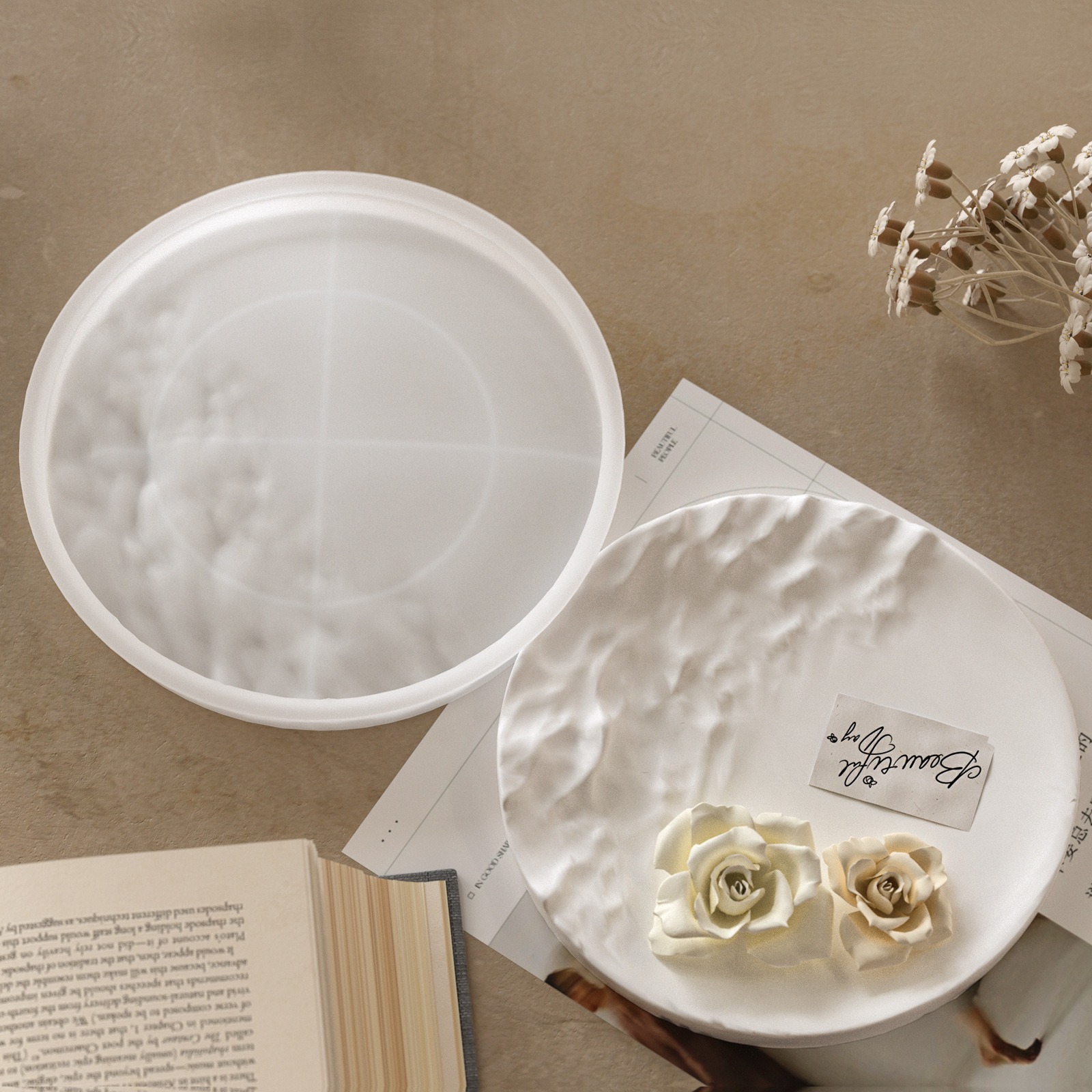 INS Irregular Ripple Large Cir - Resin Ocean Wave Mold のレビューと価格