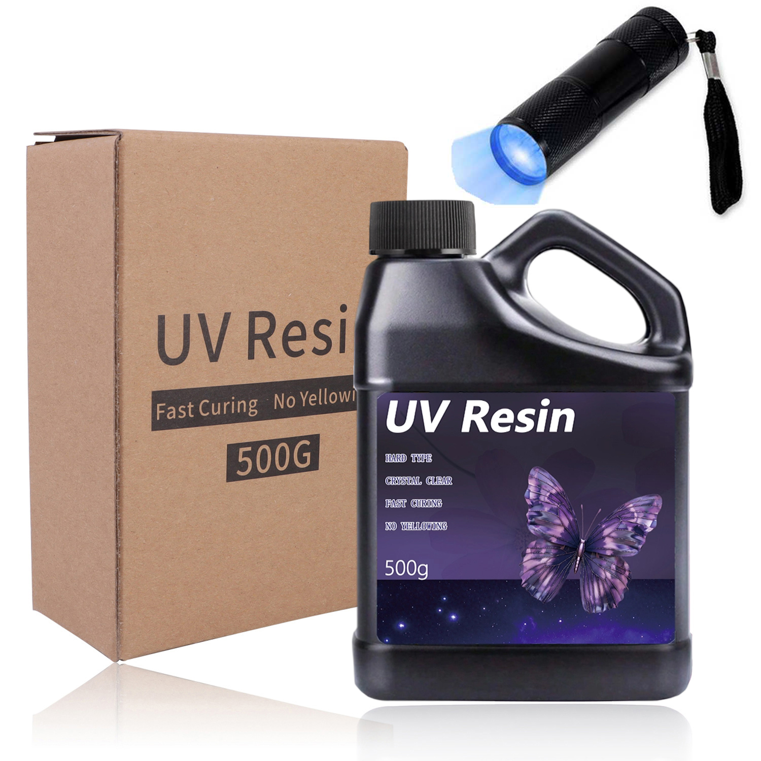 UV Resin-Bulk Upgraded Crystal - Epoxy Uv Resin Kit のレビューと価格