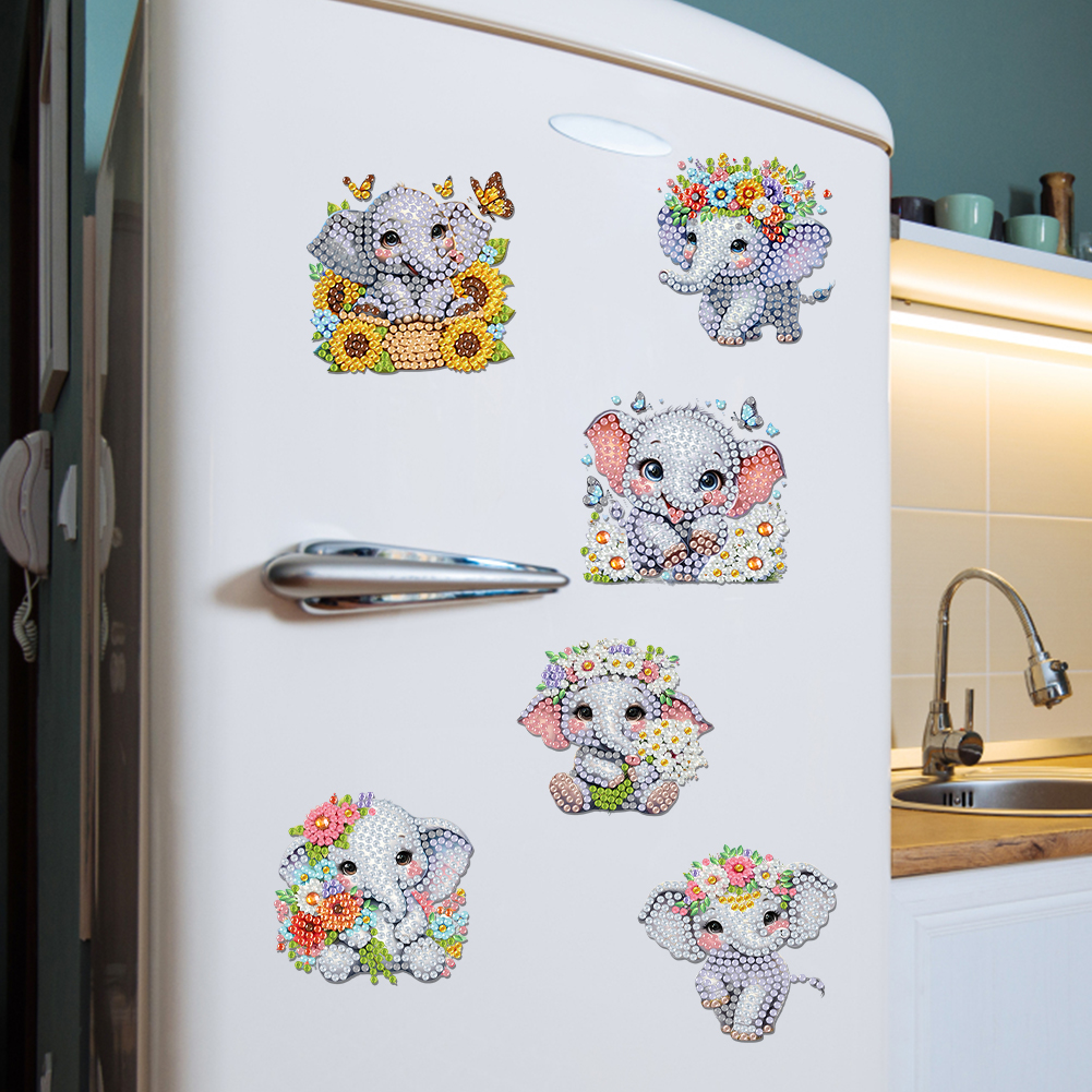 6Pcs Diamond Painting Refriger - Resin Craft For Beginners のレビューと価格
