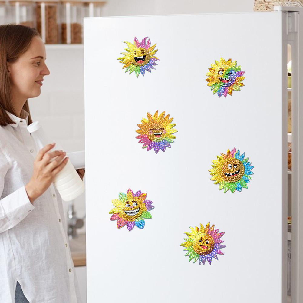 6Pcs Diamond Painting Refriger - Resin Craft For Beginners のレビューと価格