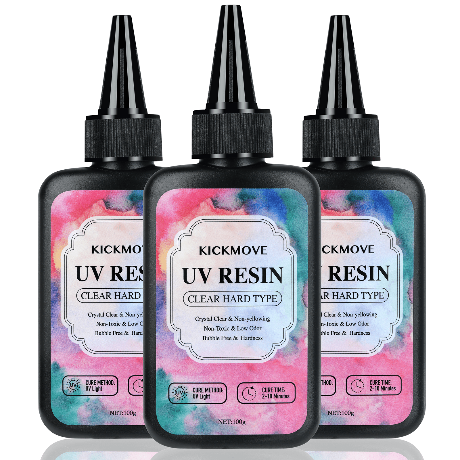 300g UV Resin Clear,Hard,Upgra - Epoxy Uv Resin Kit のレビューと価格
