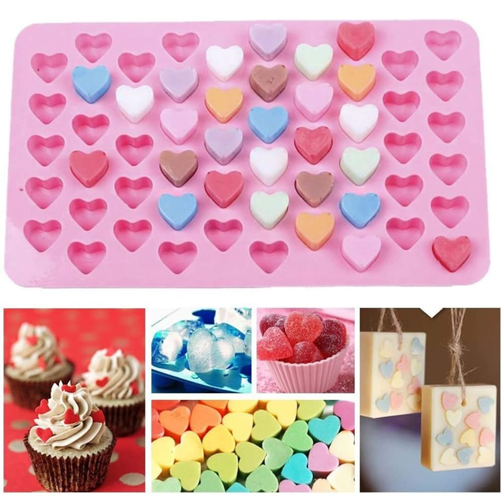 7Pcs Candy Silicone Moulds wit - Silicone Mold Tray のレビューと価格