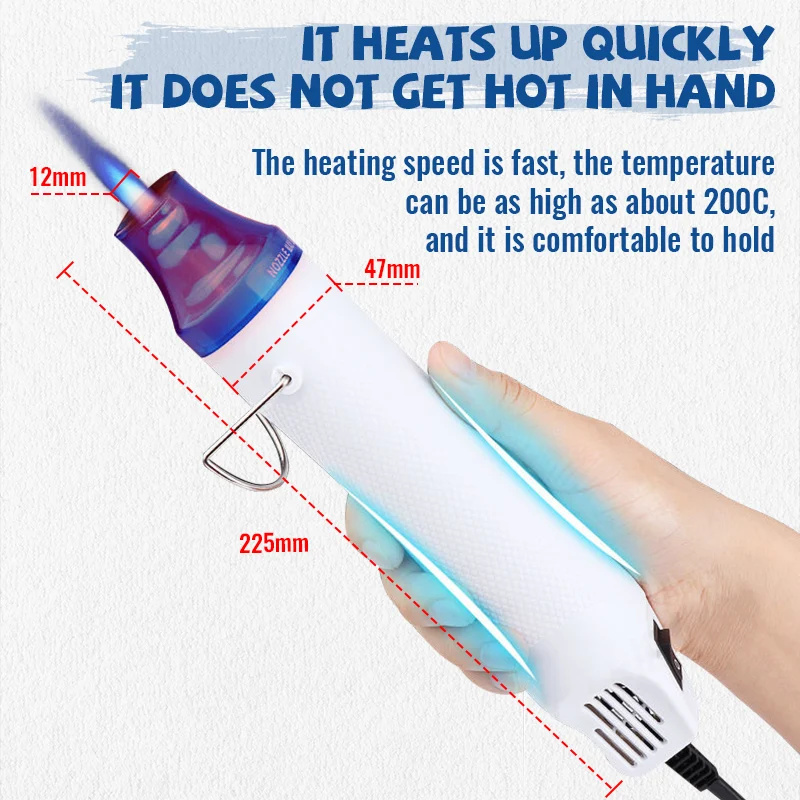 Hot Air Gun 220V Soldering Tem - Heat Gun Small のレビューと価格