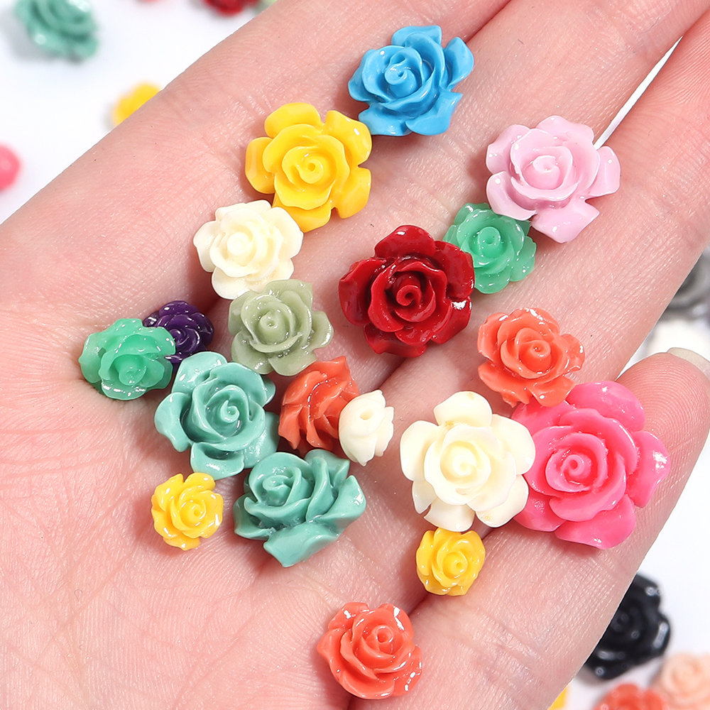 10pcs 6 8 10 12 15mm Imitation - Flower Preservation Resin のレビューと価格