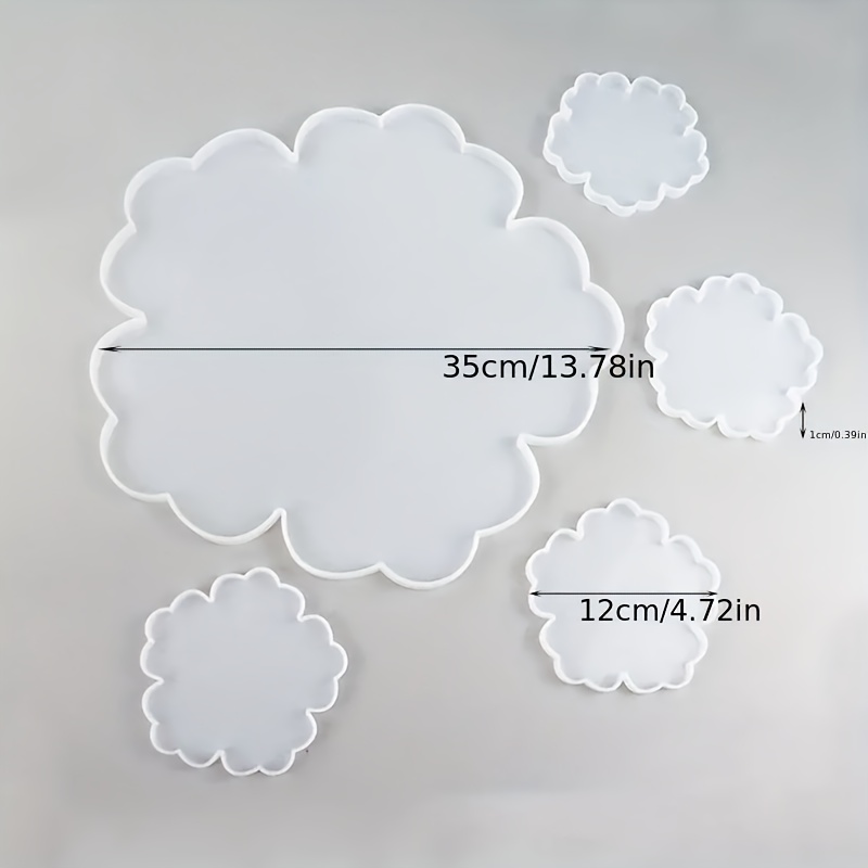 5pcs Mirror Large Flower Small - Flower Preservation Resin のレビューと価格