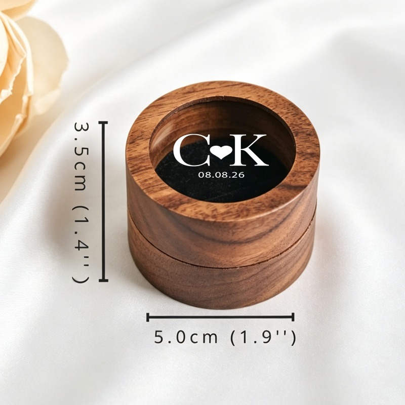 Personalized Wedding Ring Box  - Wood Ring Blank のレビューと価格