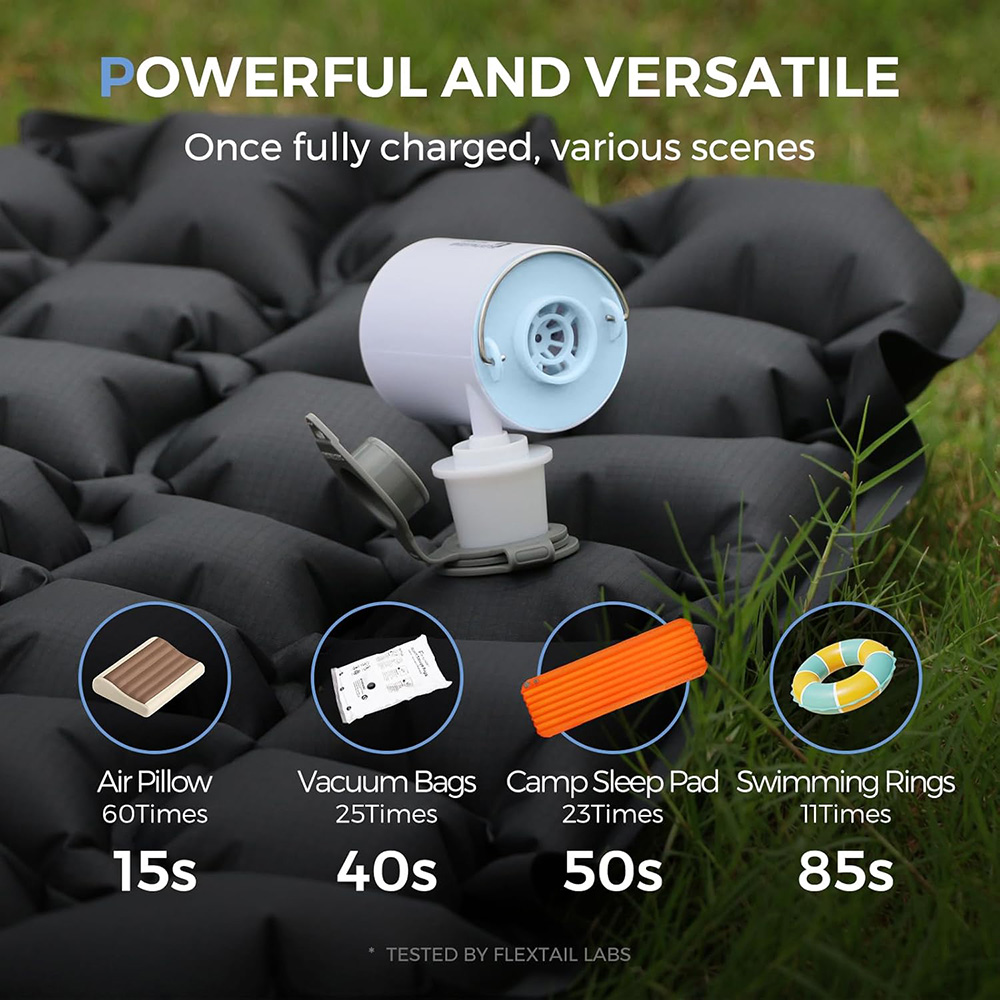 FLEXTAIL Portable Air Pump, Mi - Vacuum Chamber Small のレビューと価格