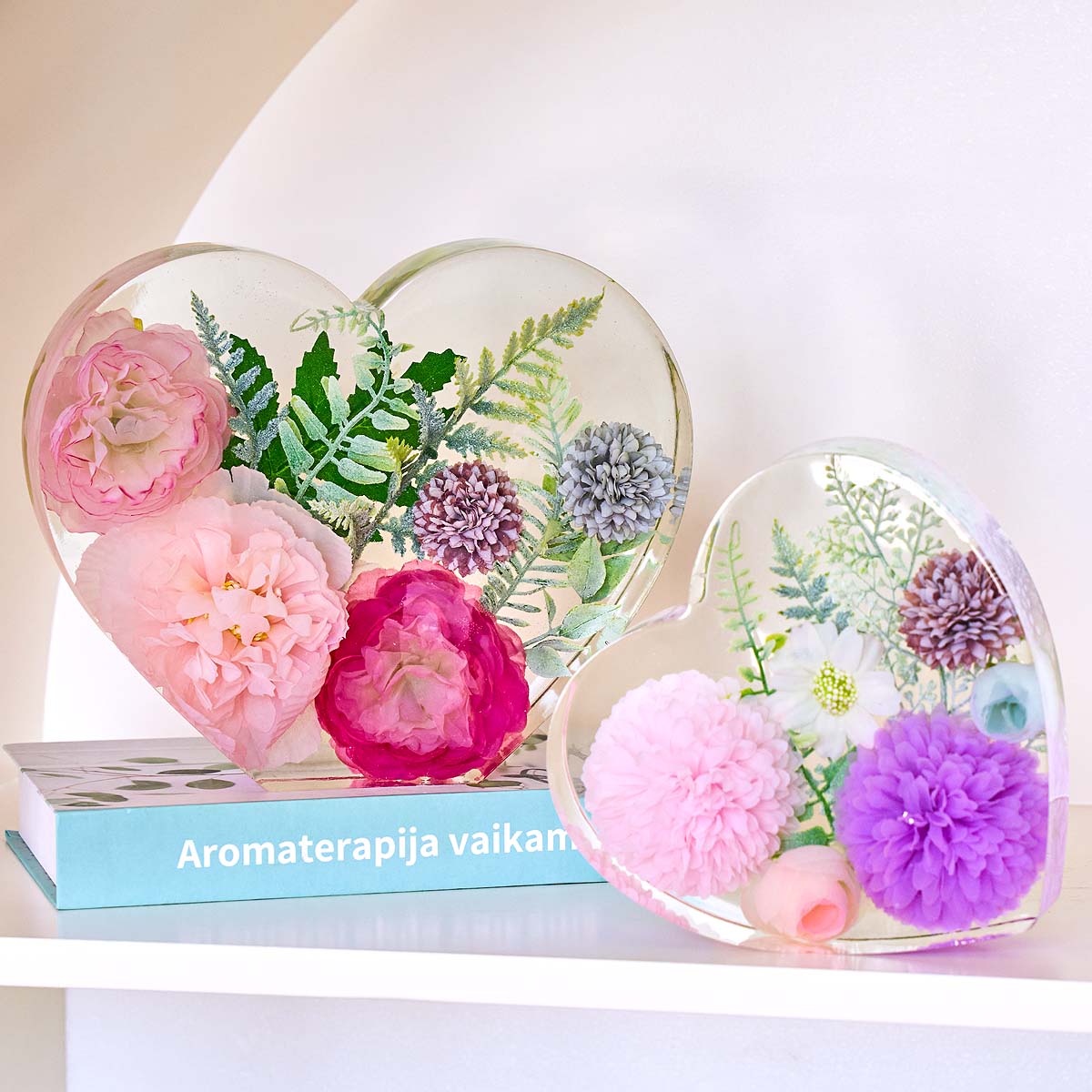 Large Love Silicone Mold DIY H - Flower Preservation Resin のレビューと価格
