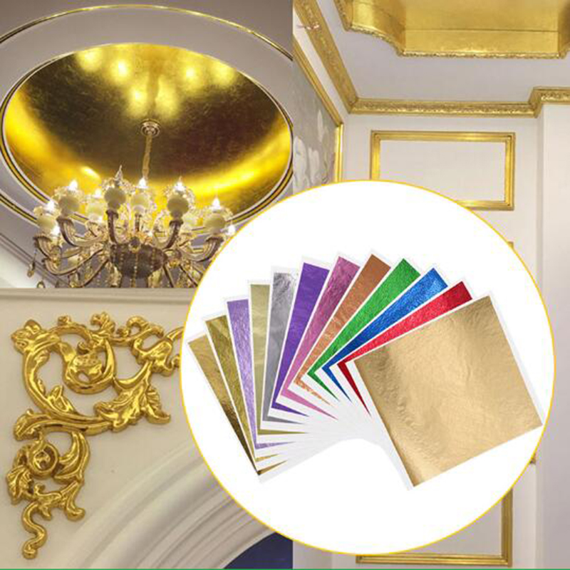 1000pcs/pack 13cm Leaf Sheets  - Gold Foil Flakes のレビューと価格