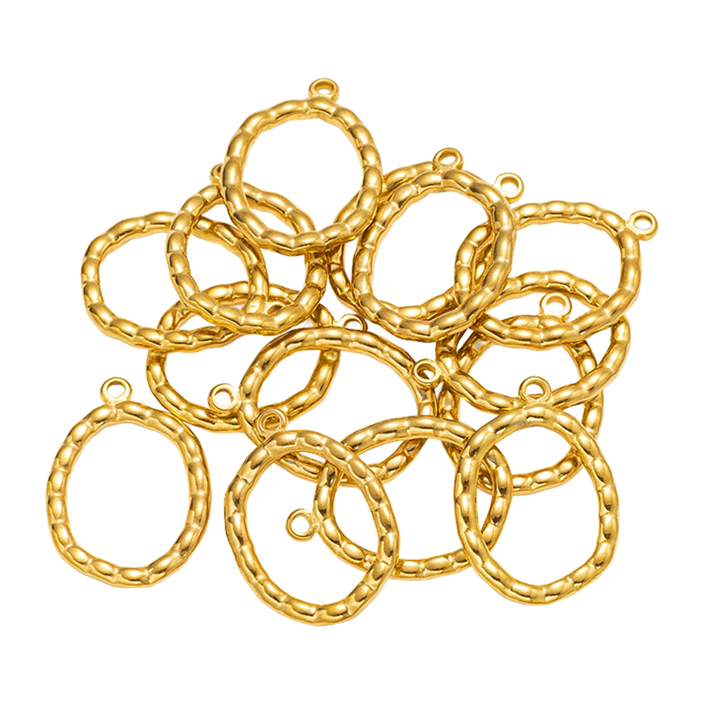 5pcs Stainless Steel Heart Rou - Resin Craft Material のレビューと価格