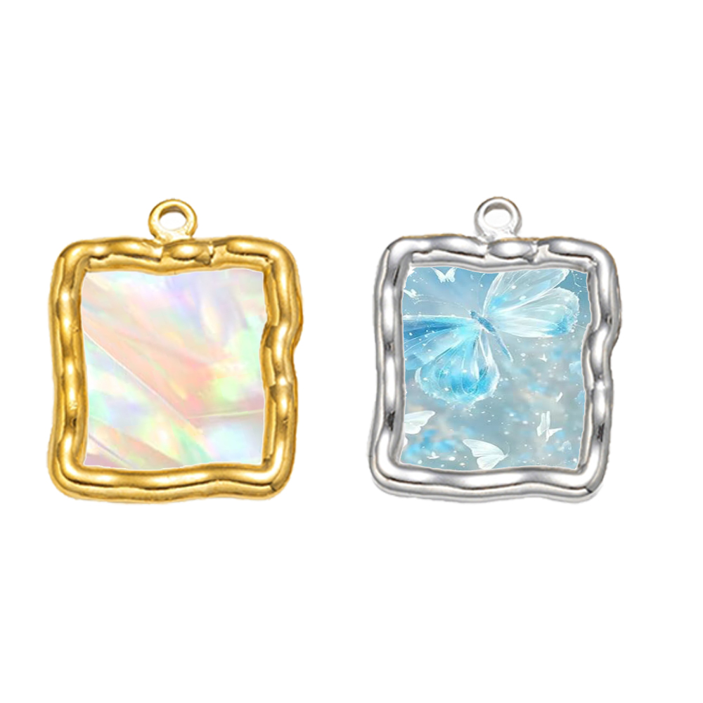 5pcs Stainless Steel Heart Rou - Resin Craft Material のレビューと価格