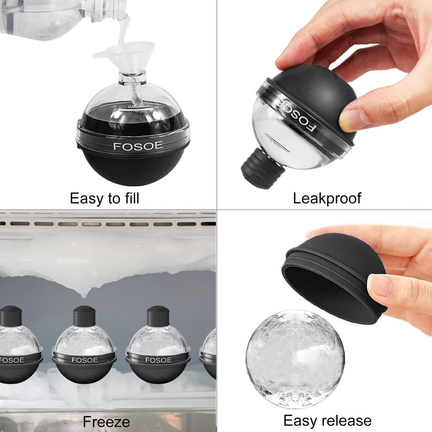 Silicone Ice Ball Molds for Wh - Coaster Mold Round のレビューと価格