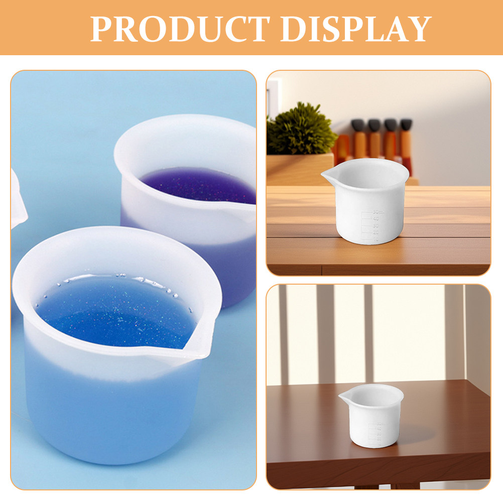 3Pcs 50Ml Silicone Measuring C - Mixing Cup Silicone のレビューと価格