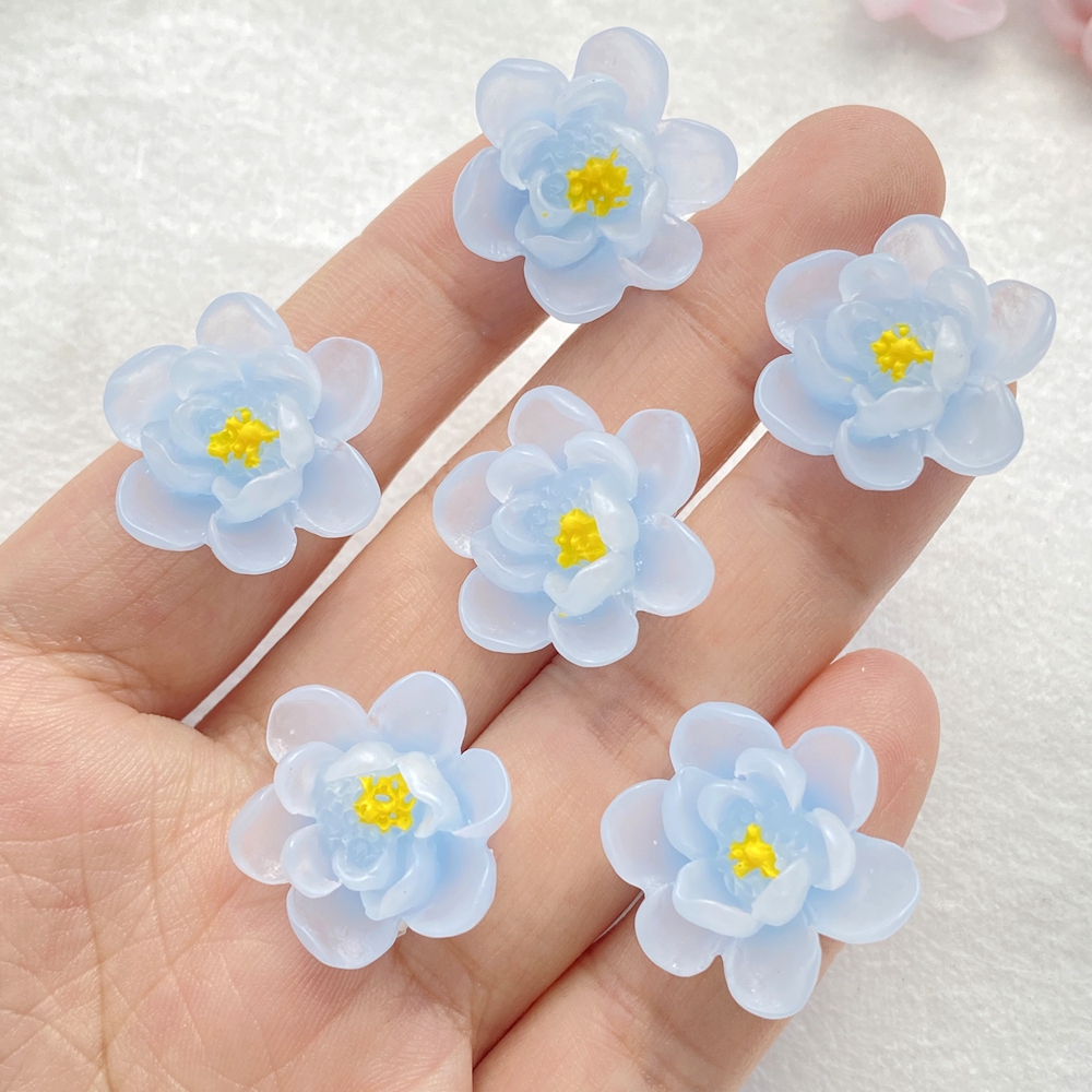 10Pcs New Cute Cartoon Flower  - Flower Preservation Resin のレビューと価格