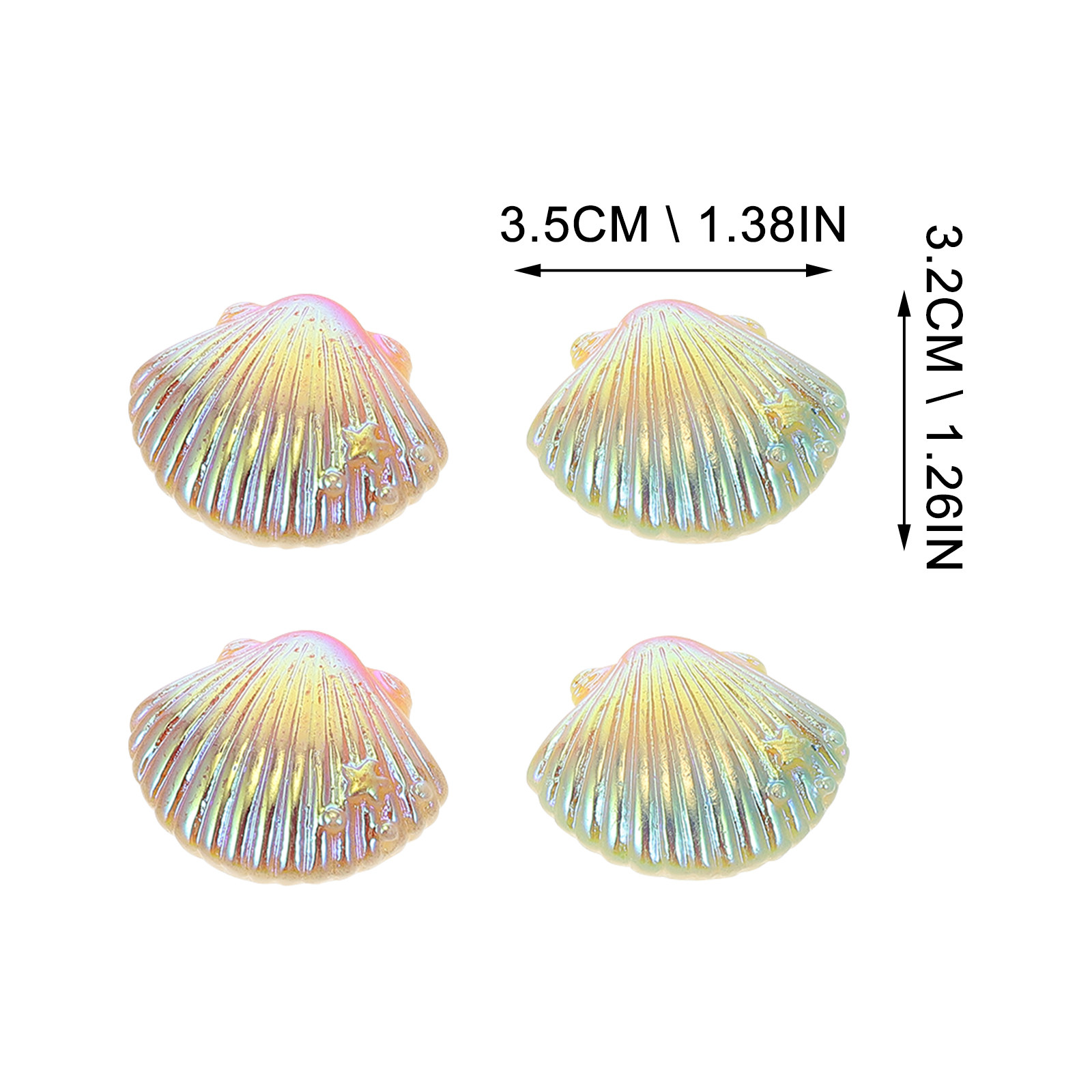20Pcs Shell Charms for DIY Pho - Resin Crafts Diy のレビューと価格