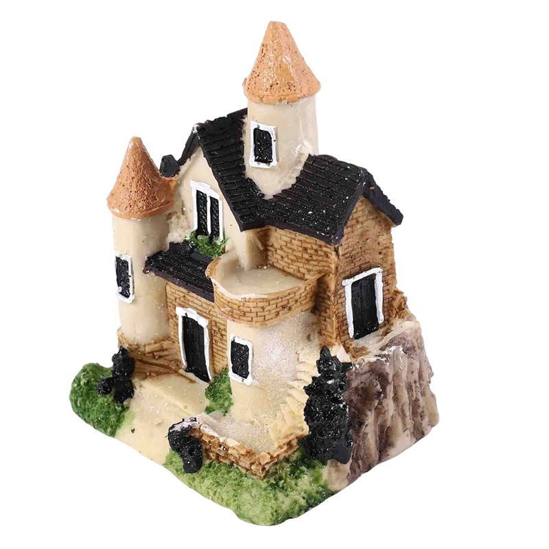 Cute Mini Resin House Miniatur - Crafting Resin のレビューと価格