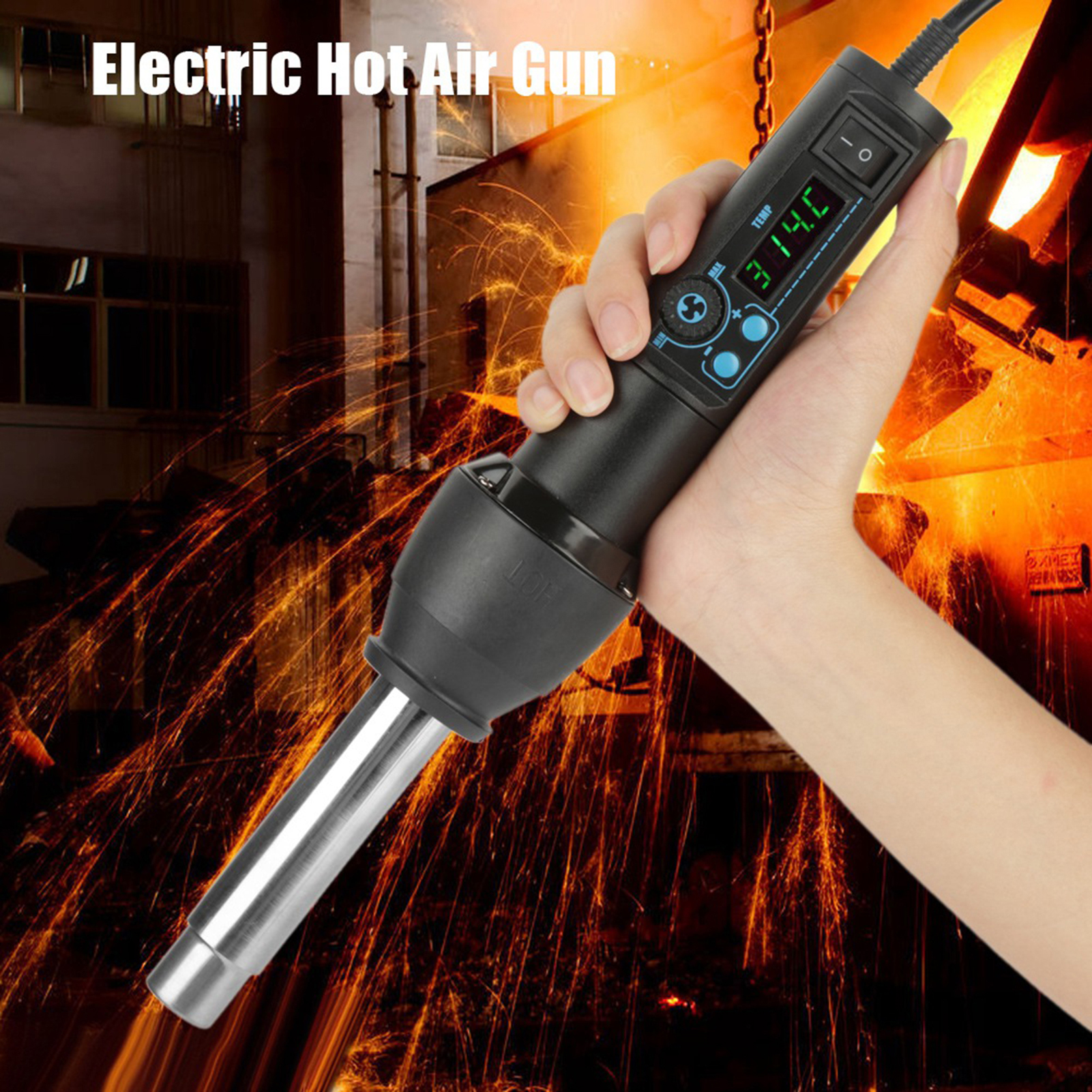8858‑I / 650W LED Digital Disp - Heat Gun Small のレビューと価格