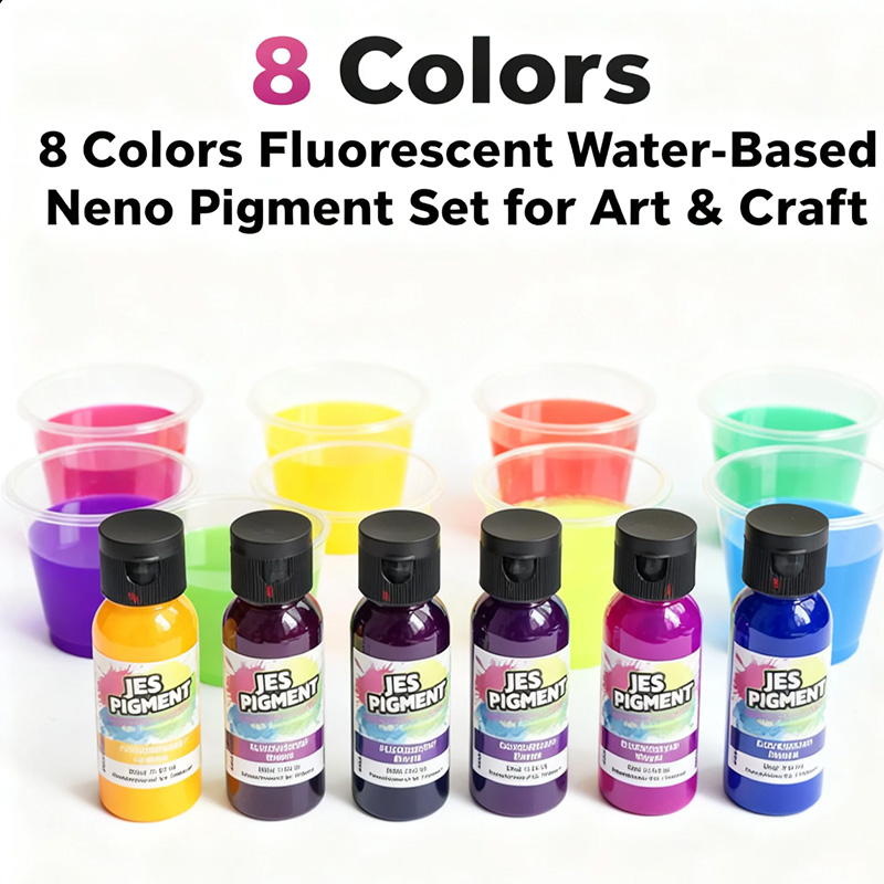 8colors/set fluorescent pigmen - Resin Pigment Set のレビューと価格