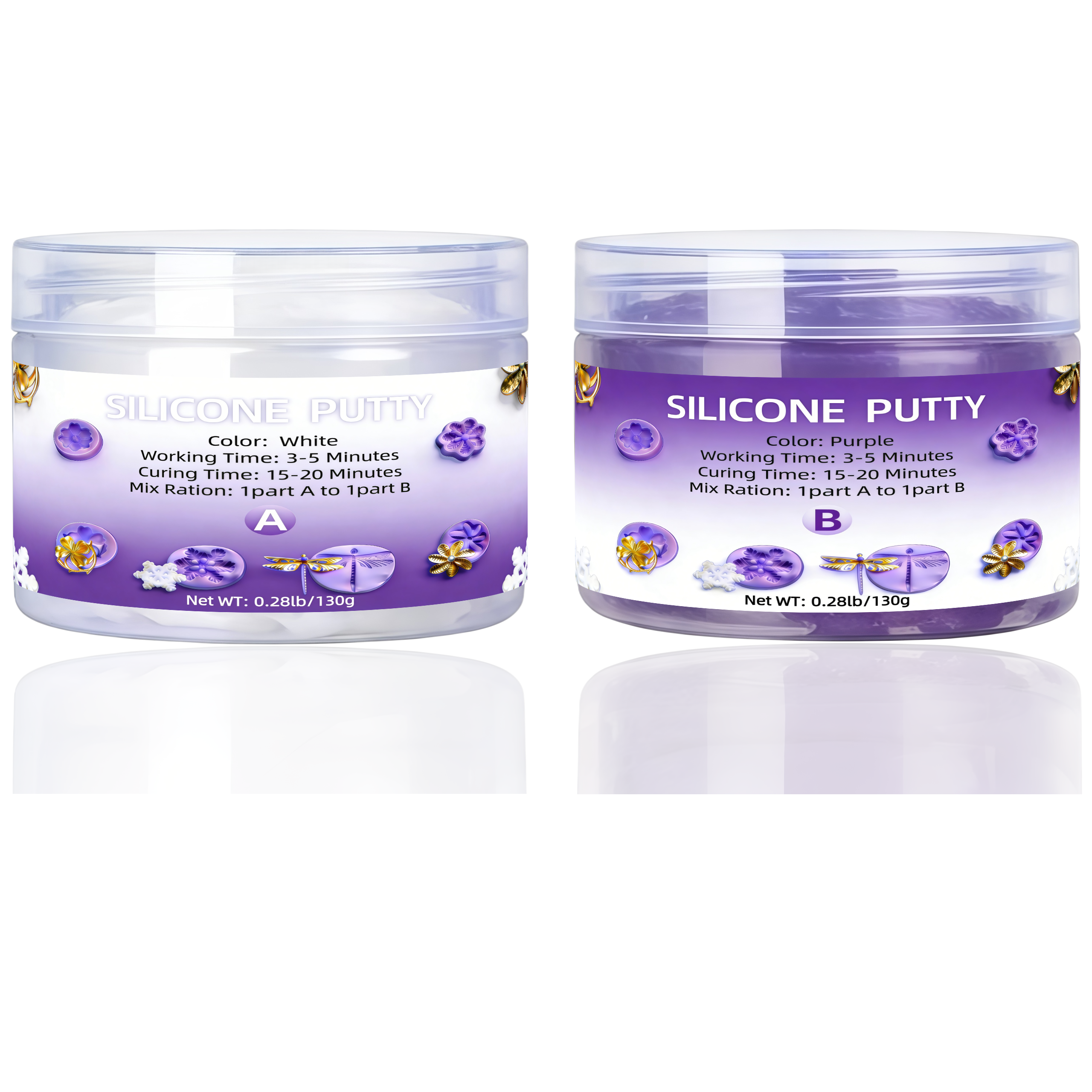 Silicone Putty - Flexible Sili - Resin Craft Projects のレビューと価格