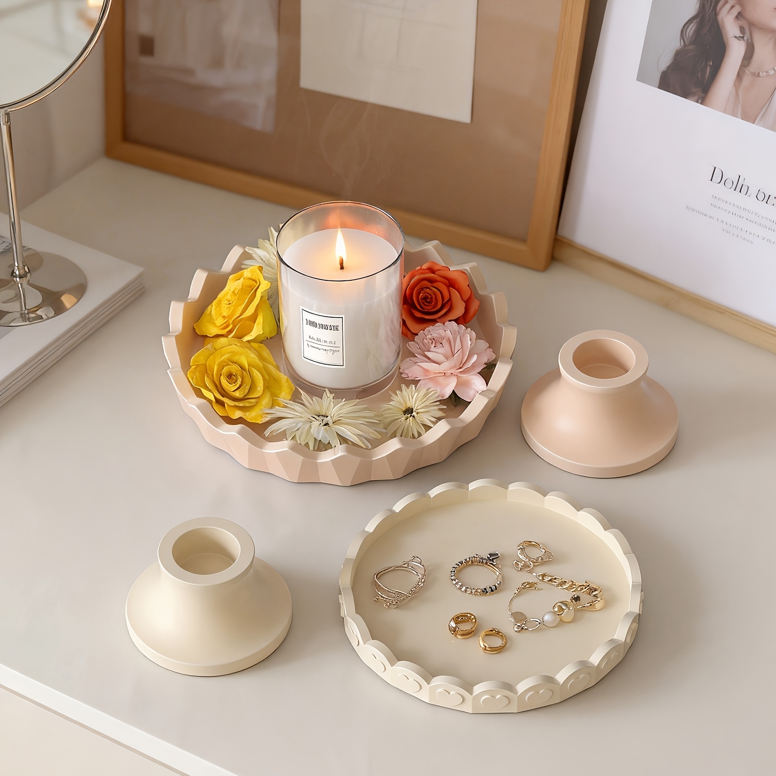 2pcs Silicone Tray Mold Set, R - Serving Tray Mold のレビューと価格