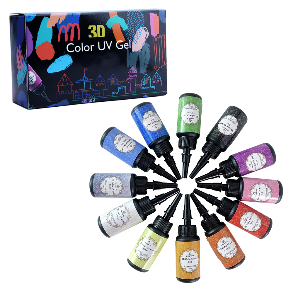 12 Colors UV Epoxy Resin, 3D C - Epoxy Uv Resin Kit のレビューと価格