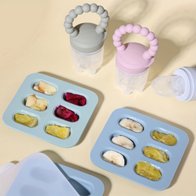 2pcs/set Baby Feeding Set: Fru - Silicone Mold Tray のレビューと価格