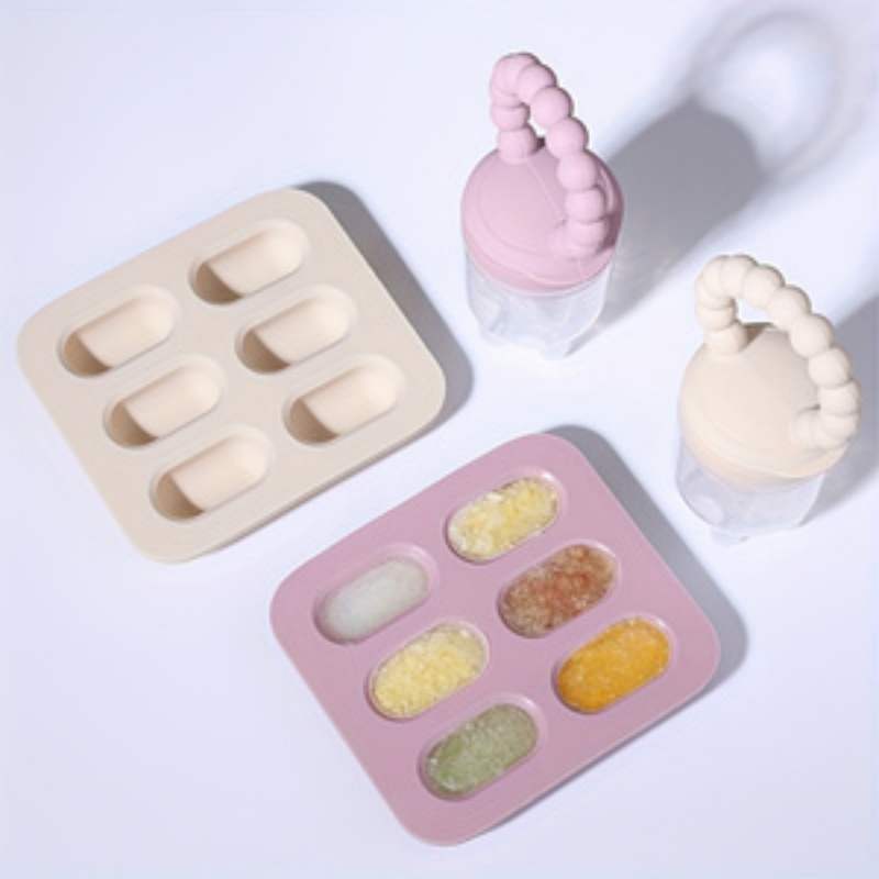 2pcs/set Baby Feeding Set: Fru - Silicone Mold Tray のレビューと価格