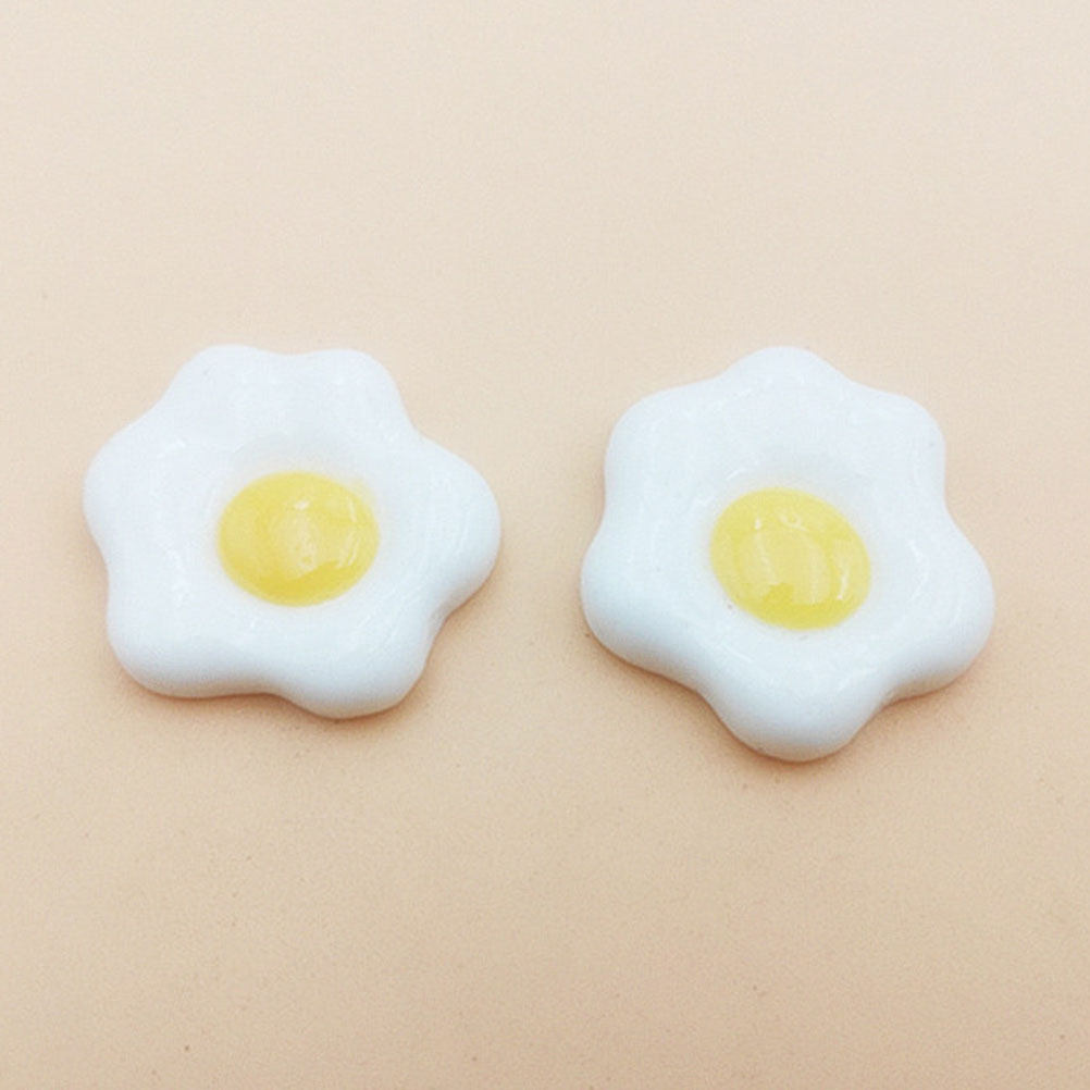 20Pcs Egg Resin DIY Craft Acce - Resin Craft Material のレビューと価格