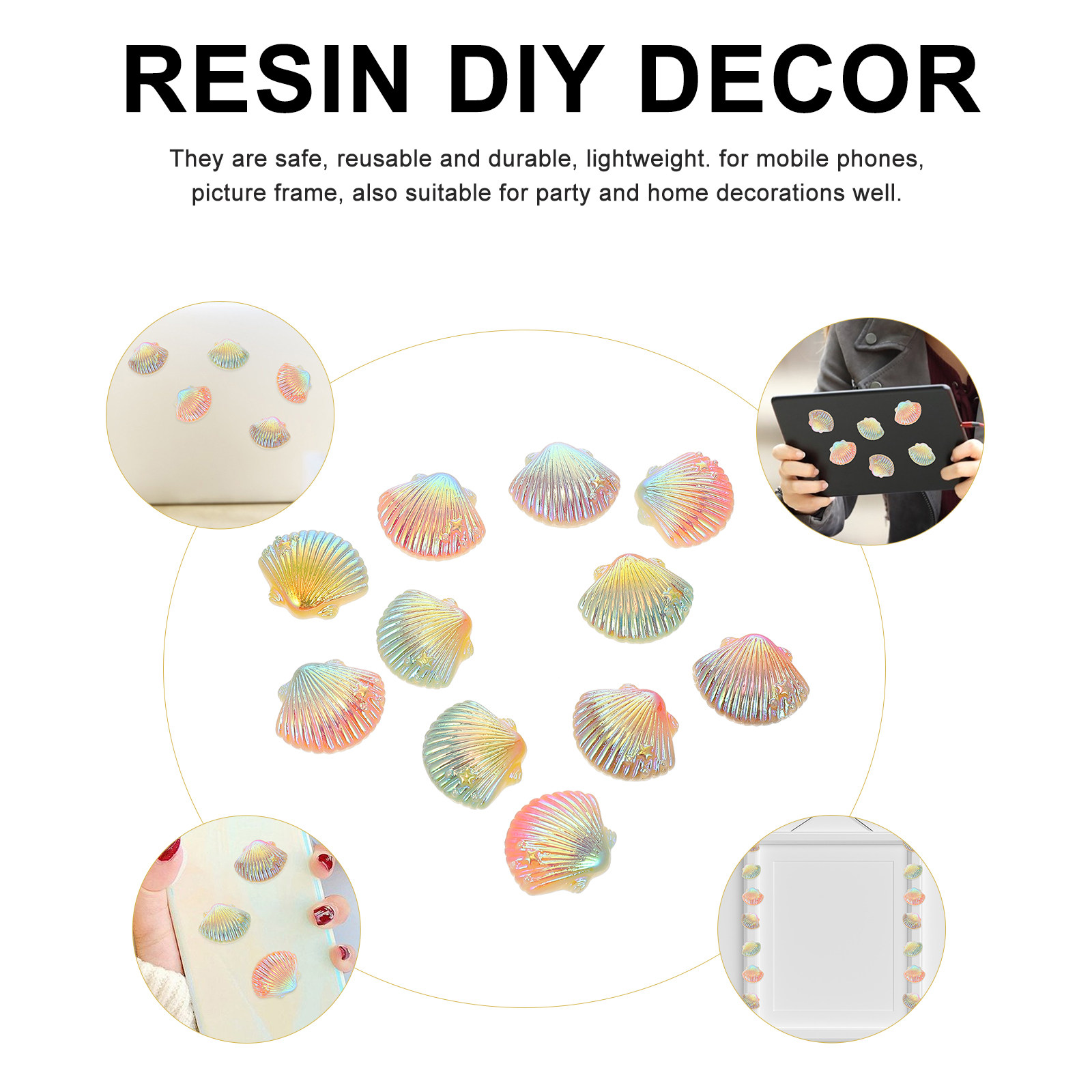 20Pcs Safe Odorless DIY Phone  - Resin Crafts Diy のレビューと価格