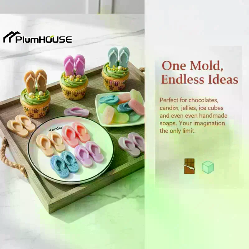 Beach Shoes Silicone Mold Summ - Silicone Mold Tray のレビューと価格
