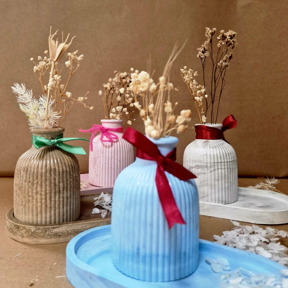 3pcs Silicone Mold Vases, Oval - Serving Tray Mold のレビューと価格