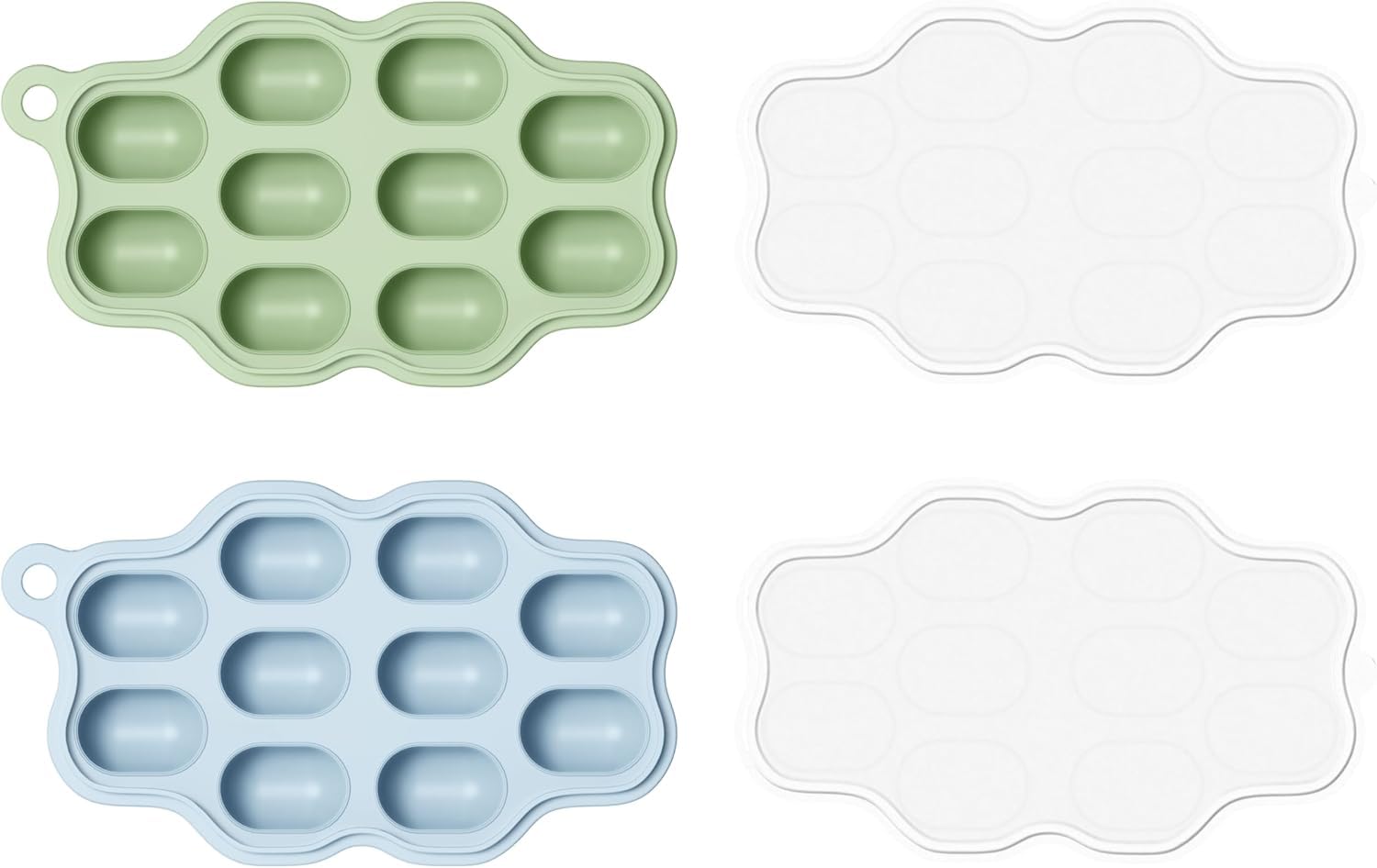 2-Pack Silicone Baby Food Free - Silicone Mold Tray のレビューと価格