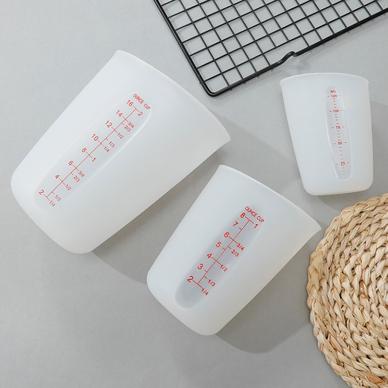125/250/500ml Silicone Measuri - Mixing Cup Silicone のレビューと価格