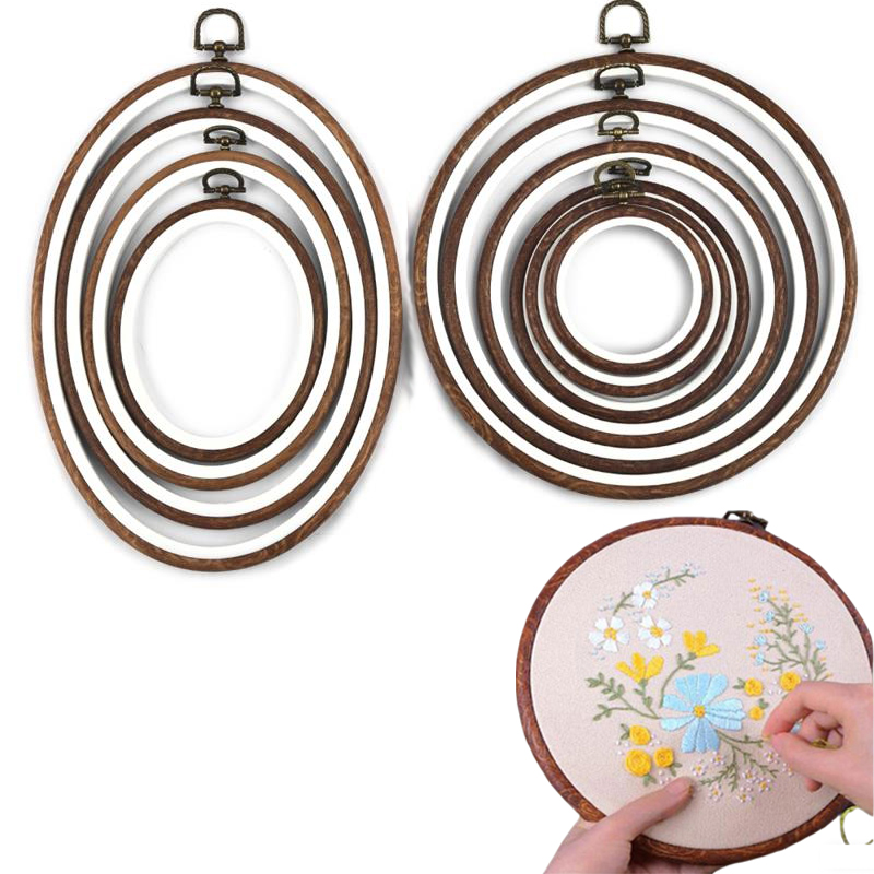 10PCS Sewing Tool Round Oval I - Wood Ring Blank のレビューと価格