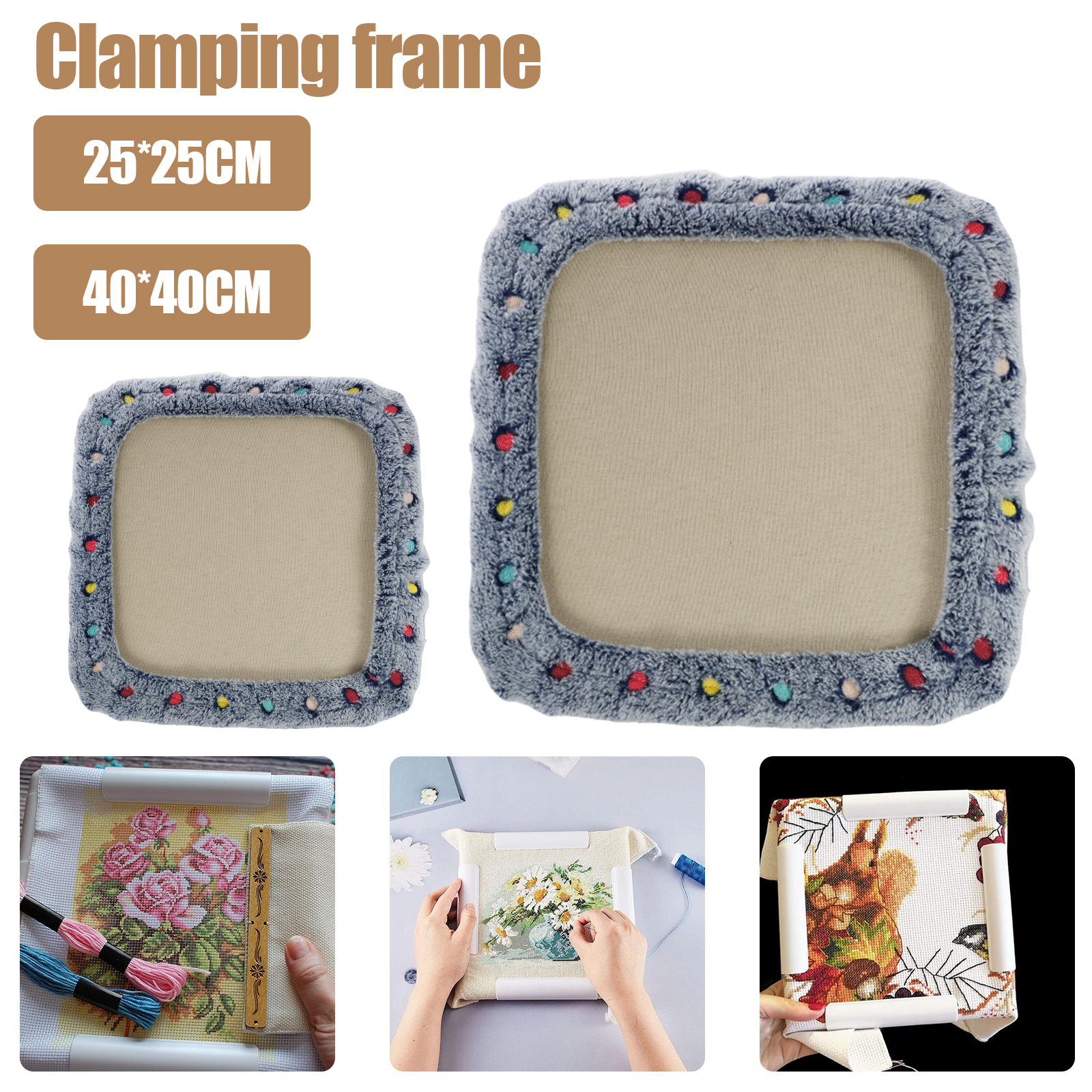 Punch Needle Frame Square Embr - Wood Ring Blank のレビューと価格