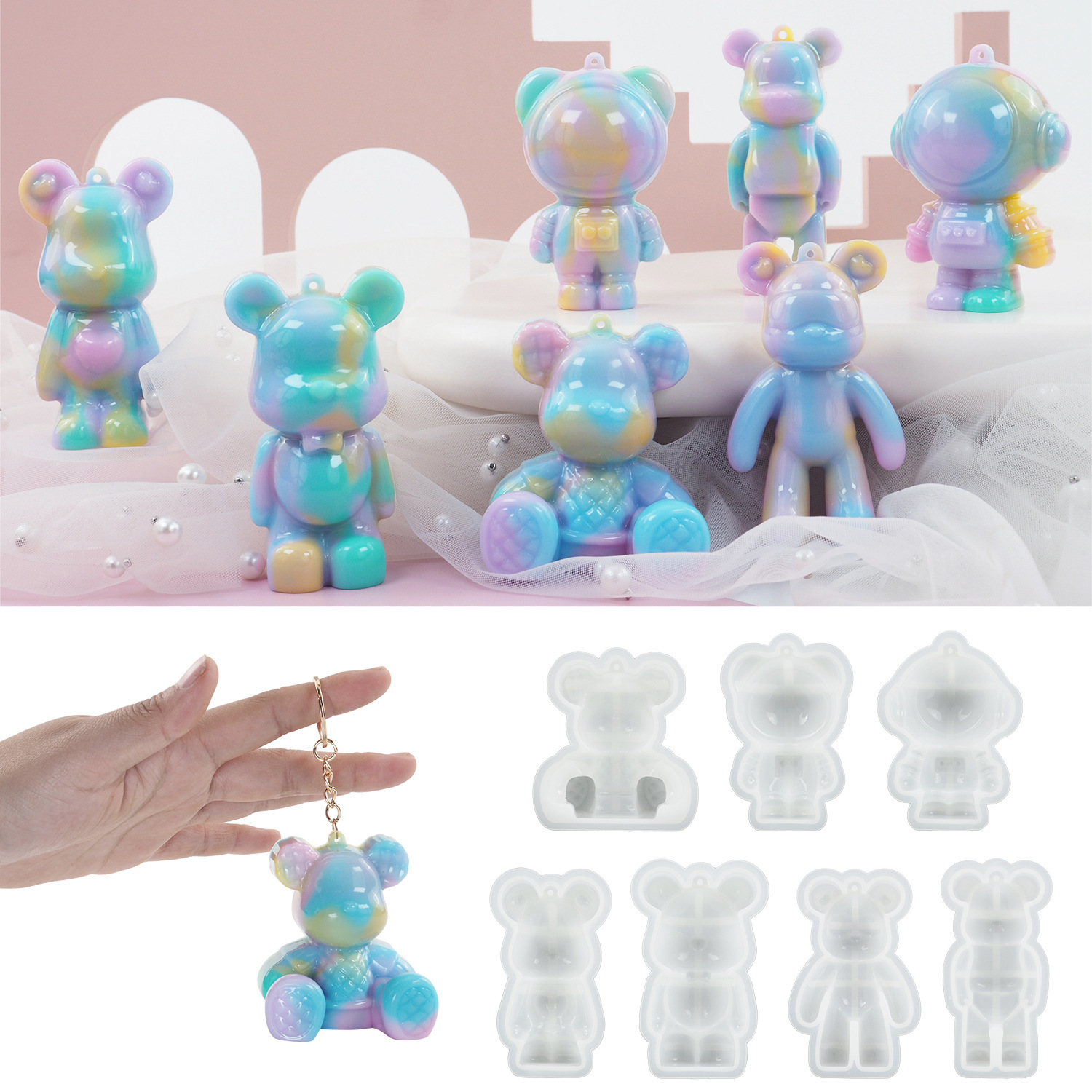 DIY Crystal Epoxy Resin Mold 3 - Gold Foil Flakes のレビューと価格