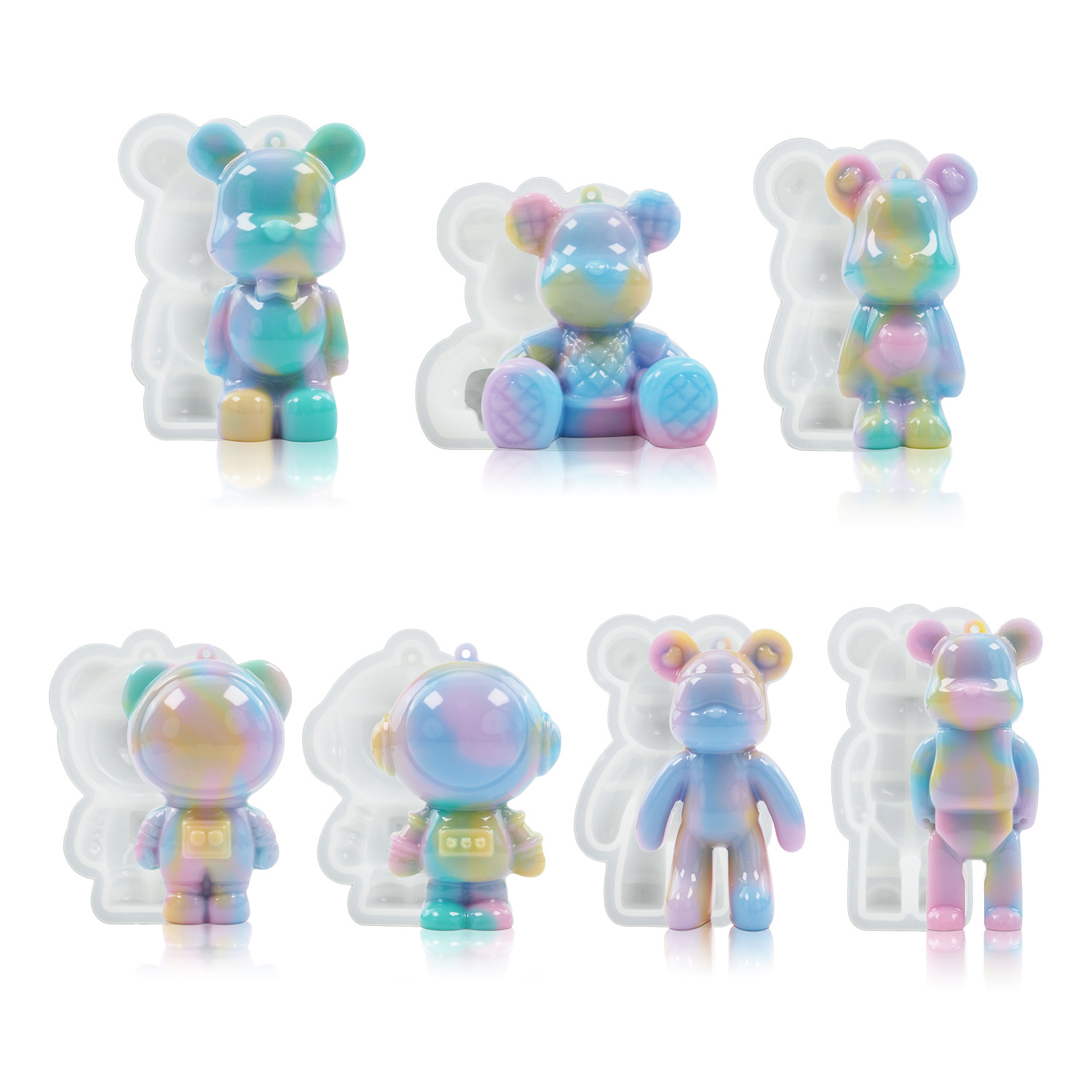 DIY Crystal Epoxy Resin Mold 3 - Gold Foil Flakes のレビューと価格