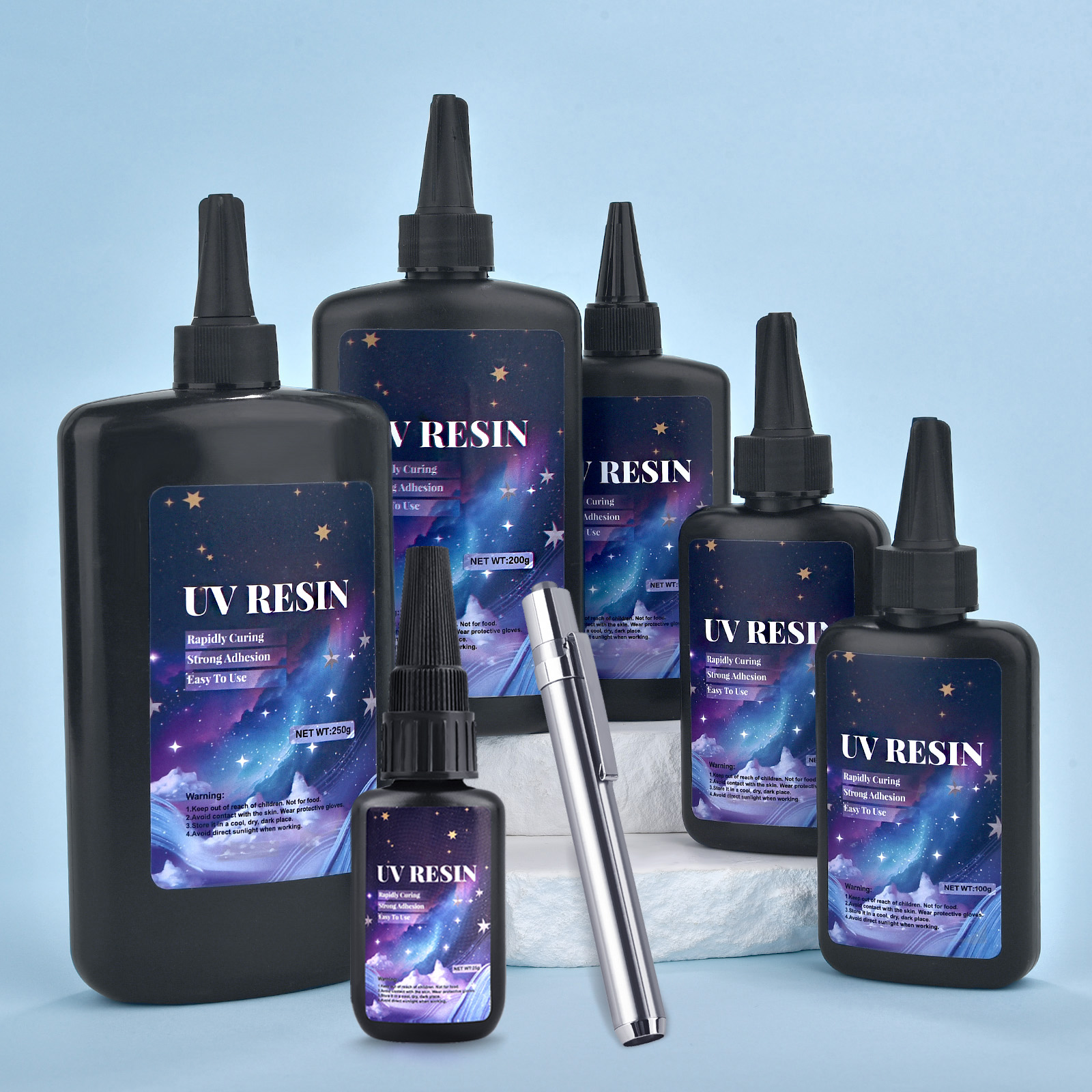 25/50/100/120/200/250g UV Fix  - Epoxy Uv Resin Kit のレビューと価格