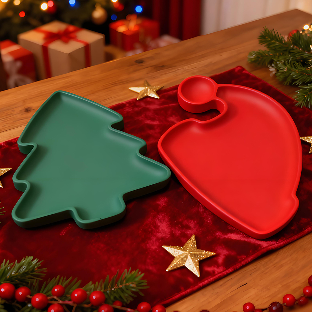 S0246 Christmas Tree Santa Hat - Serving Tray Mold のレビューと価格