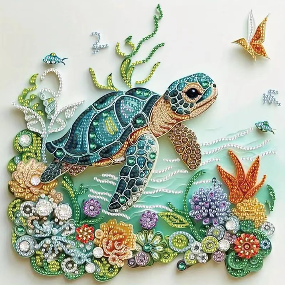 Sea Turtle Animal Diamond Pain - Resin Craft For Beginners のレビューと価格