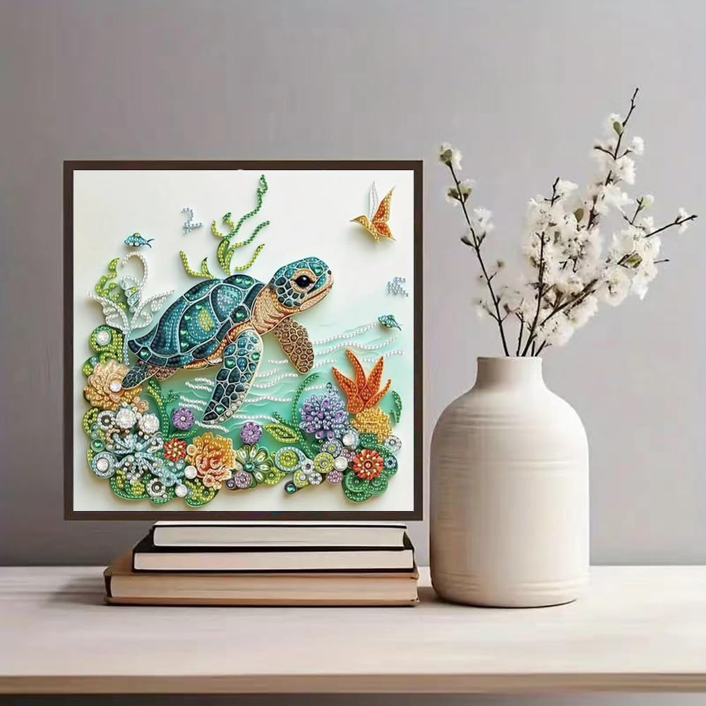 Sea Turtle Animal Diamond Pain - Resin Craft For Beginners のレビューと価格