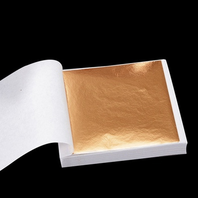 100pcs  Art Craft Design Paper - Gold Foil Flakes のレビューと価格
